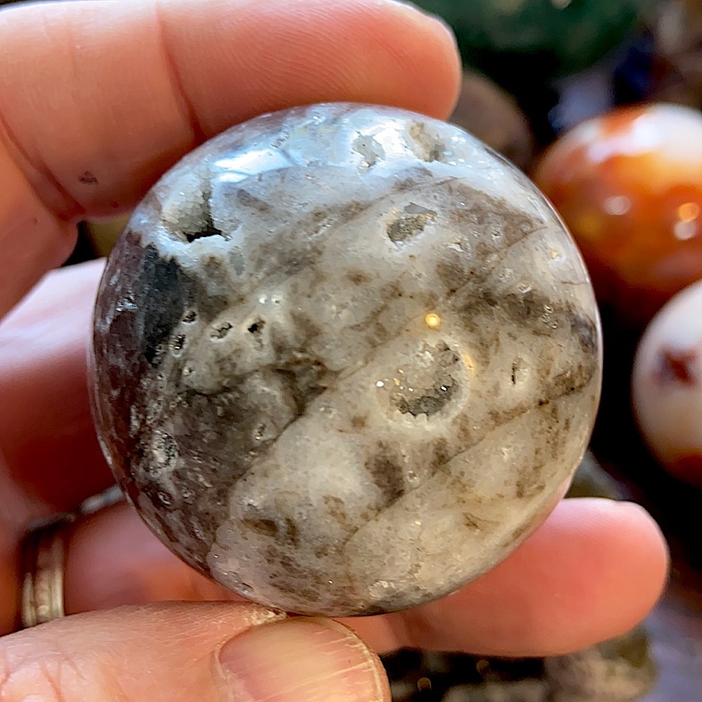 Sphalerite Crystal Sphere With Druzy! Watch The Video